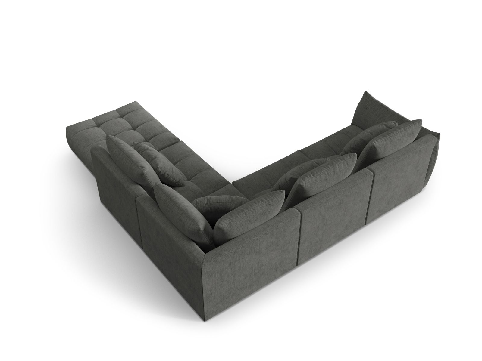 Modular Right Corner Sofa, "Bloom", 4 Seats, 316x307x97