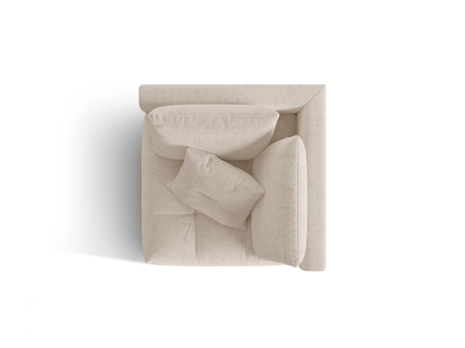 Corner Modul, "Bloom", 1 Seat, 105x105x97
