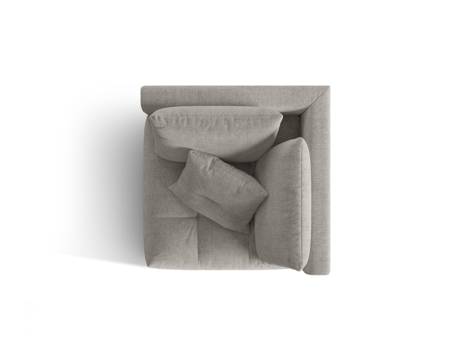 Corner Modul, "Bloom", 1 Seat, 105x105x97