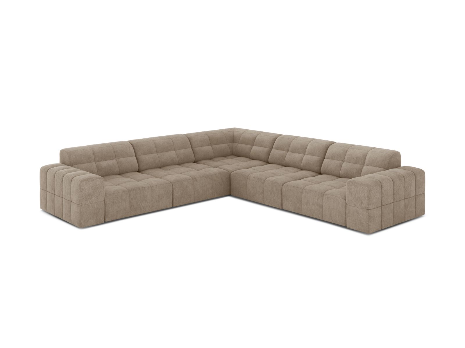 Symmetrical Corner Sofa, "Jennifer", 7 Seats, 285x285x78