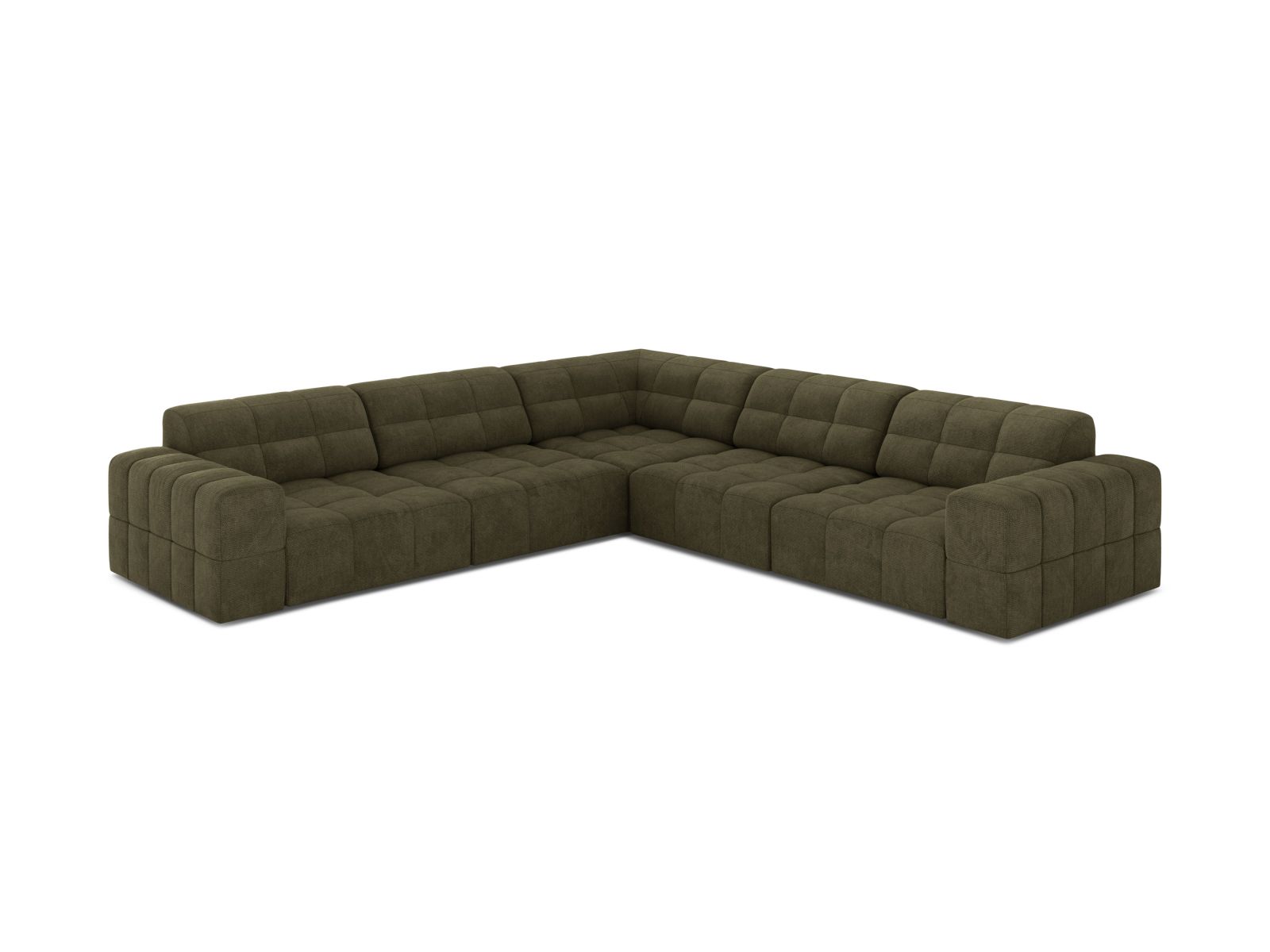 Symmetrical Corner Sofa, "Jennifer", 7 Seats, 285x285x78