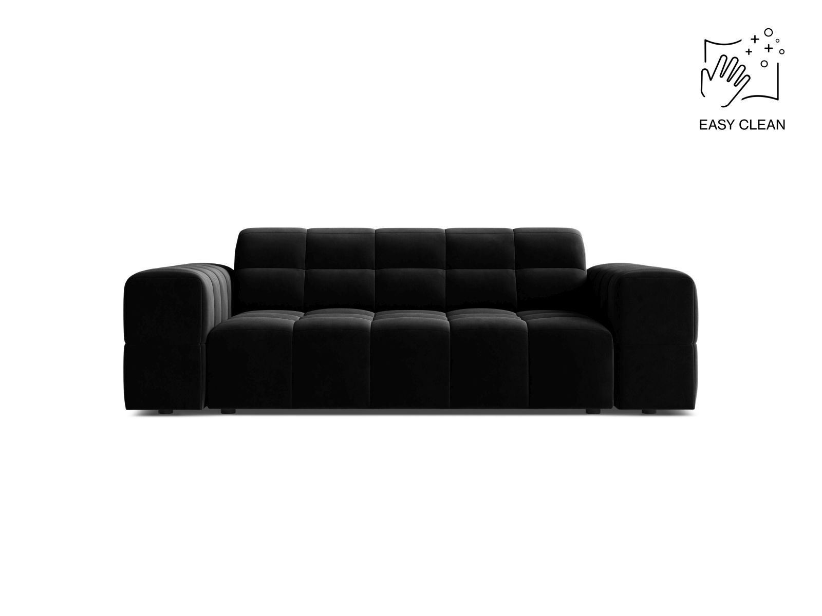 Velvet Sofa, "Jennifer", 2 Seats, 178x102x78