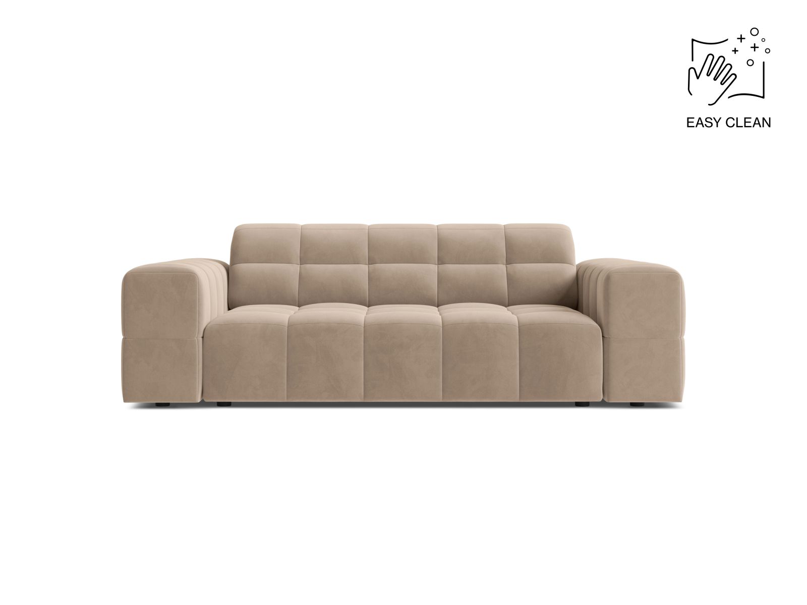 Velvet Sofa, "Jennifer", 2 Seats, 178x102x78