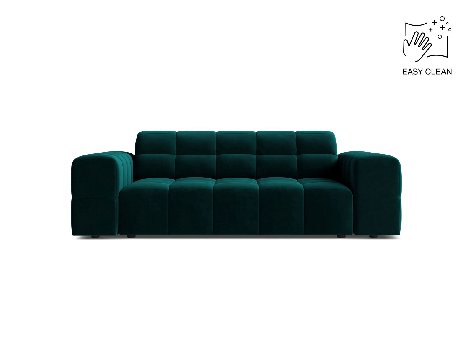 Velvet Sofa, "Jennifer", 2 Seats, 178x102x78