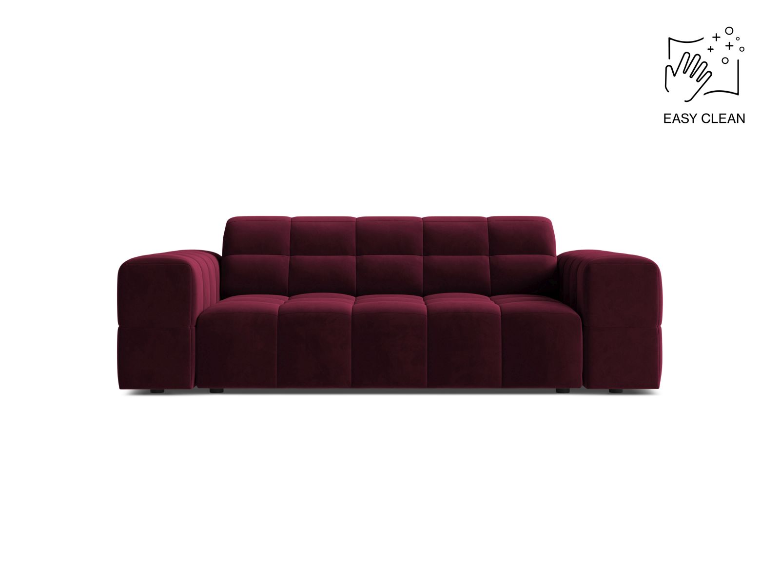 Velvet Sofa, "Jennifer", 2 Seats, 178x102x78