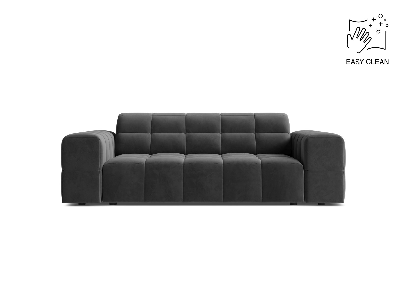 Velvet Sofa, "Jennifer", 2 Seats, 178x102x78