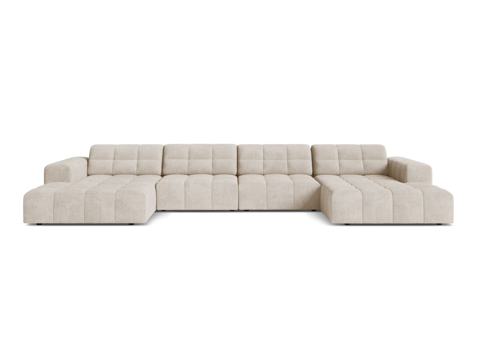 Panoramic Sofa, "Jennifer", 6 Seats, 375x167x78