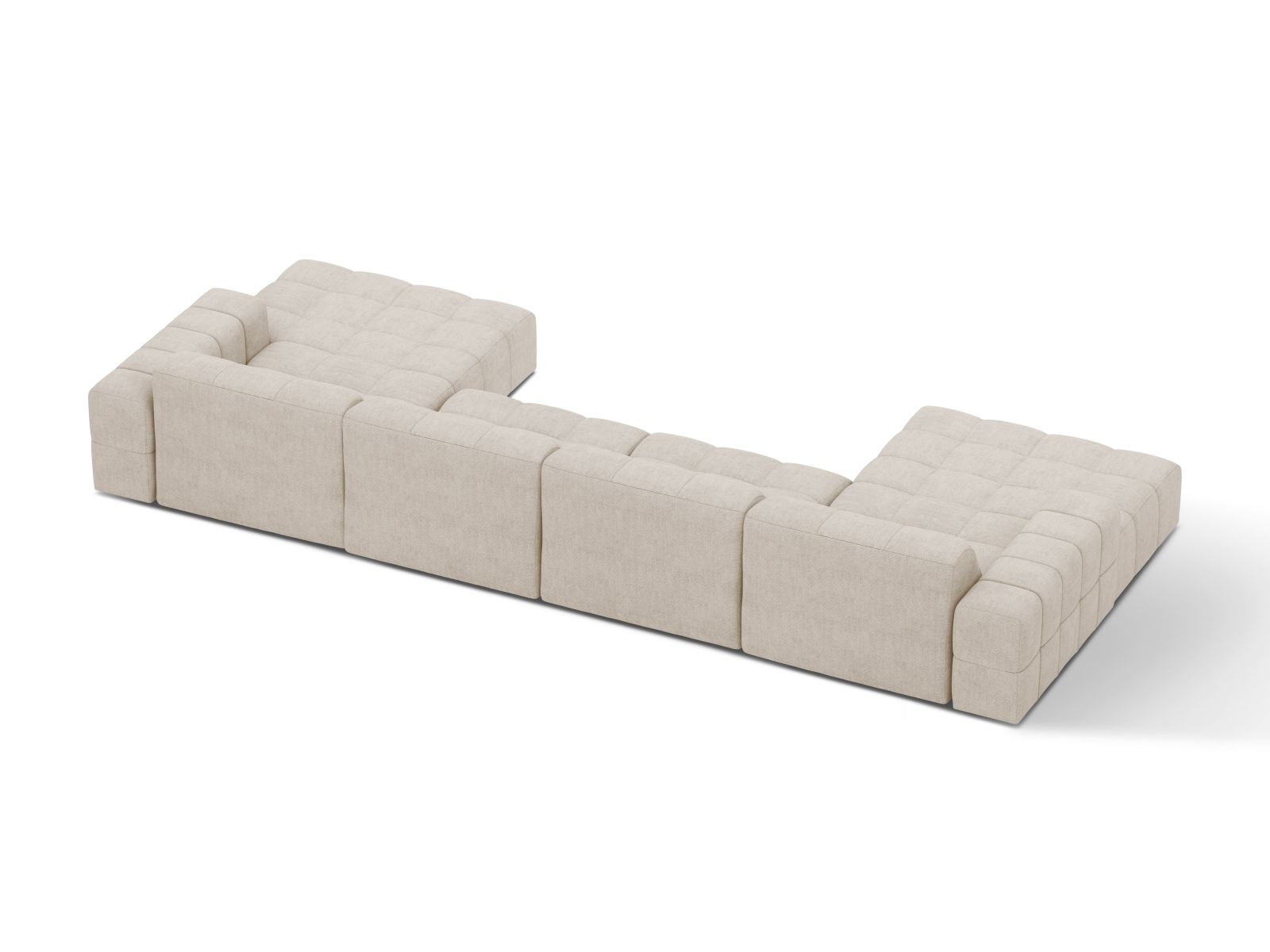 Panoramic Sofa, "Jennifer", 6 Seats, 375x167x78