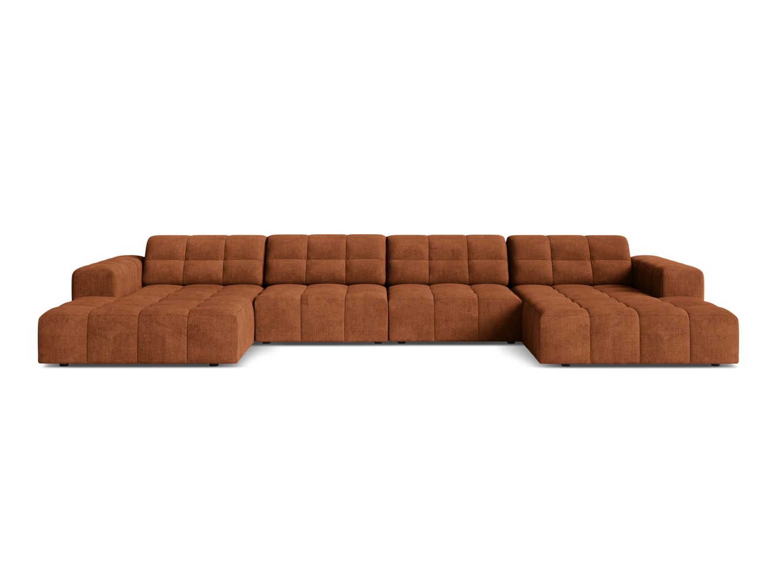 Panoramic Sofa, "Jennifer", 6 Seats, 375x167x78