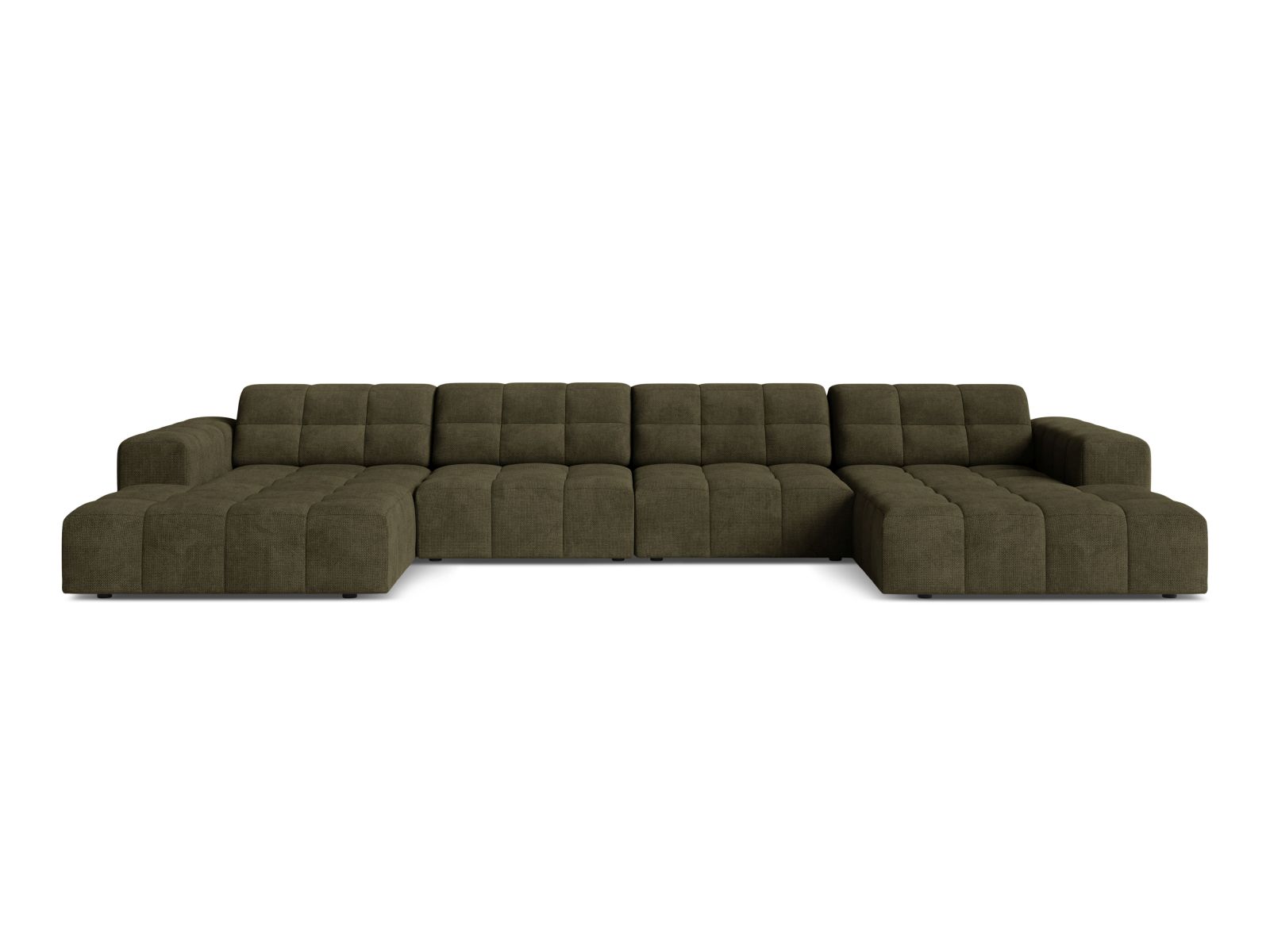 Panoramic Sofa, "Jennifer", 6 Seats, 375x167x78