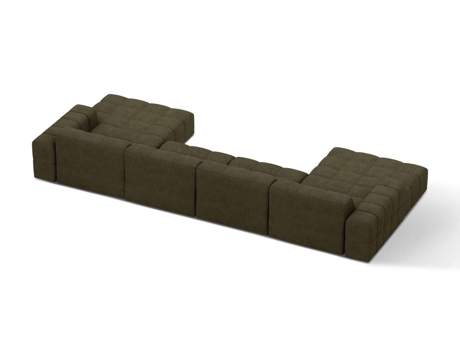 Panoramic Sofa, "Jennifer", 6 Seats, 375x167x78