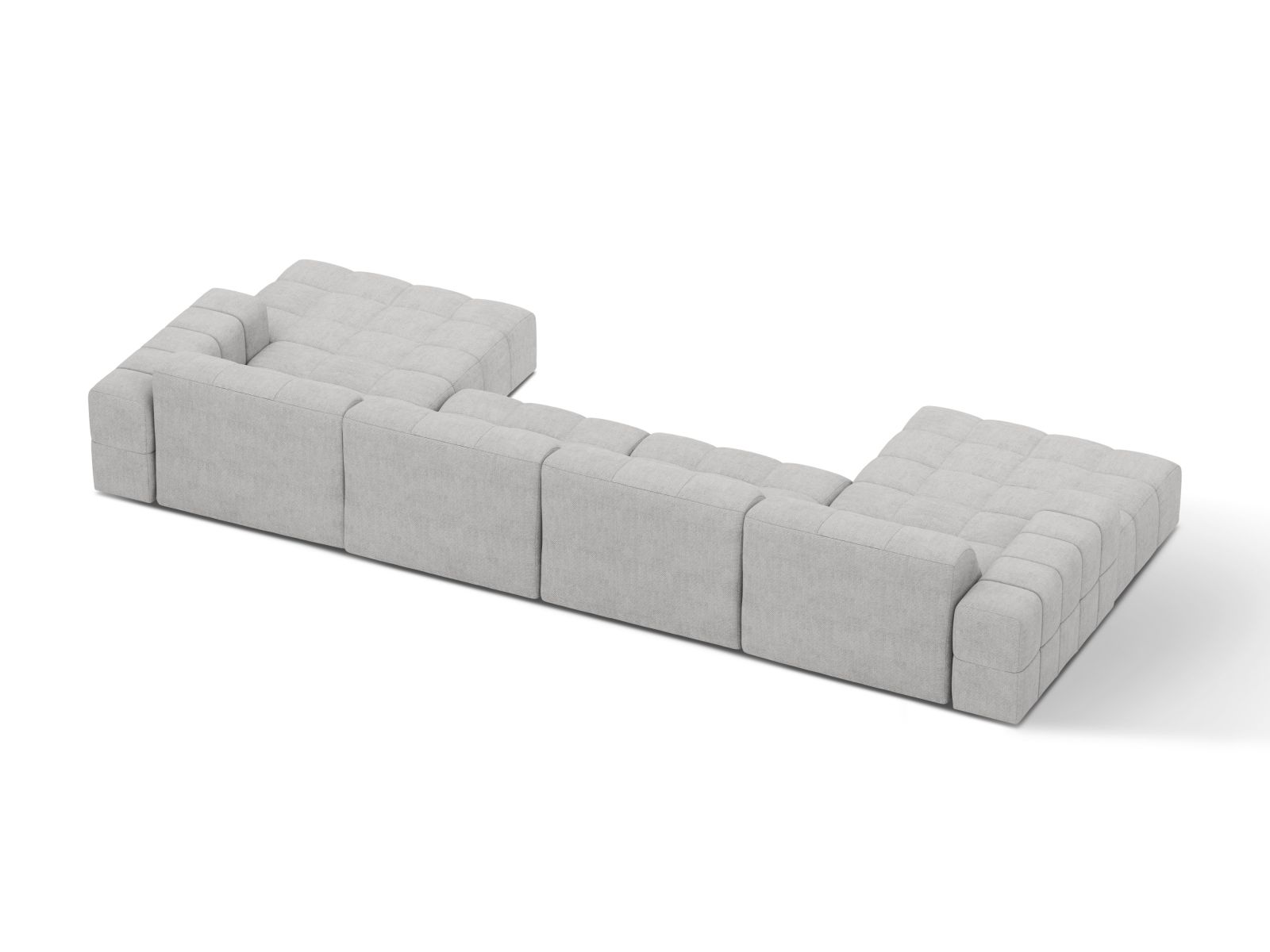 Panoramic Sofa, "Jennifer", 6 Seats, 375x167x78