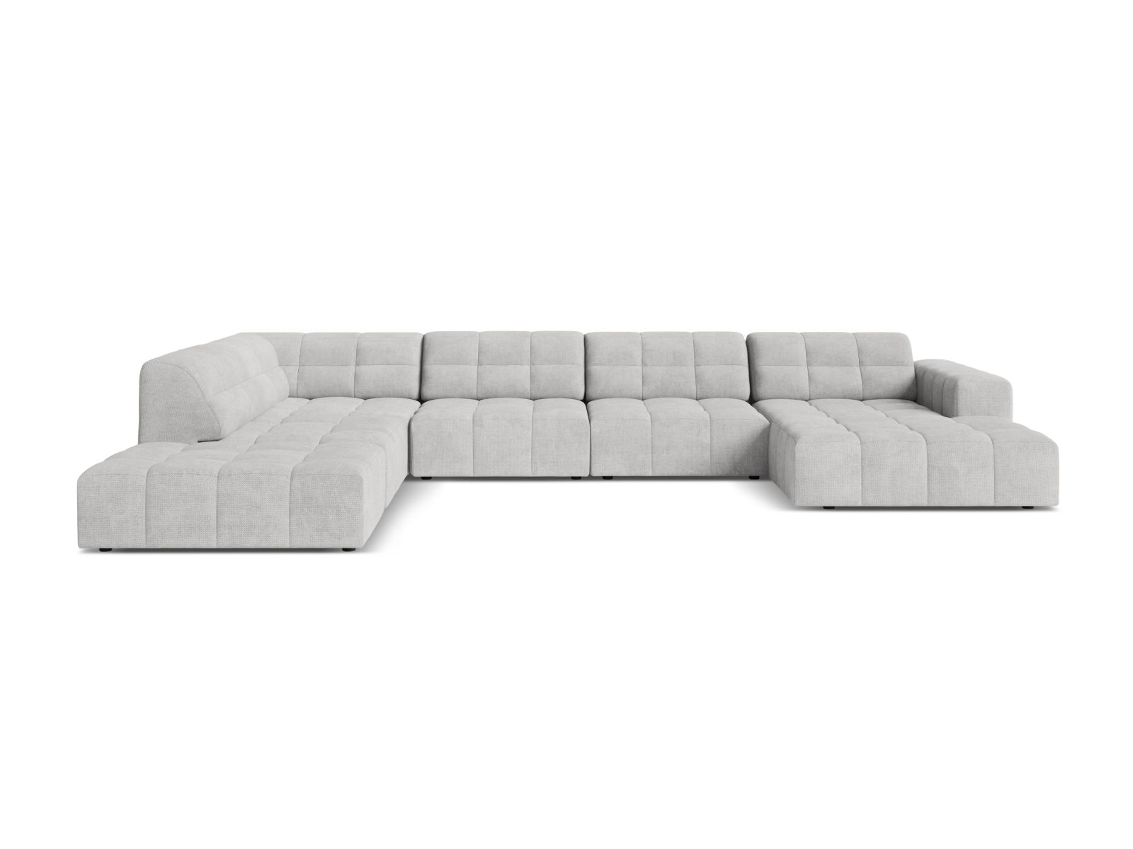 Panoramic Left Corner Sofa, "Jennifer", 7 Seats, 375x263x78