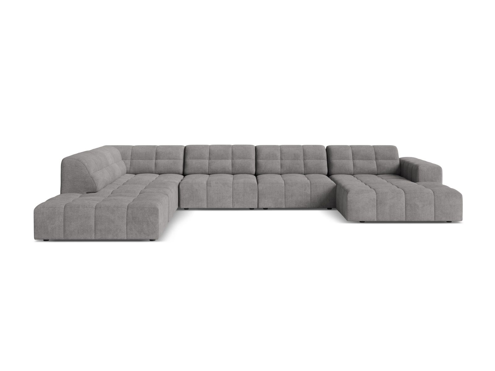 Panoramic Left Corner Sofa, "Jennifer", 7 Seats, 375x263x78