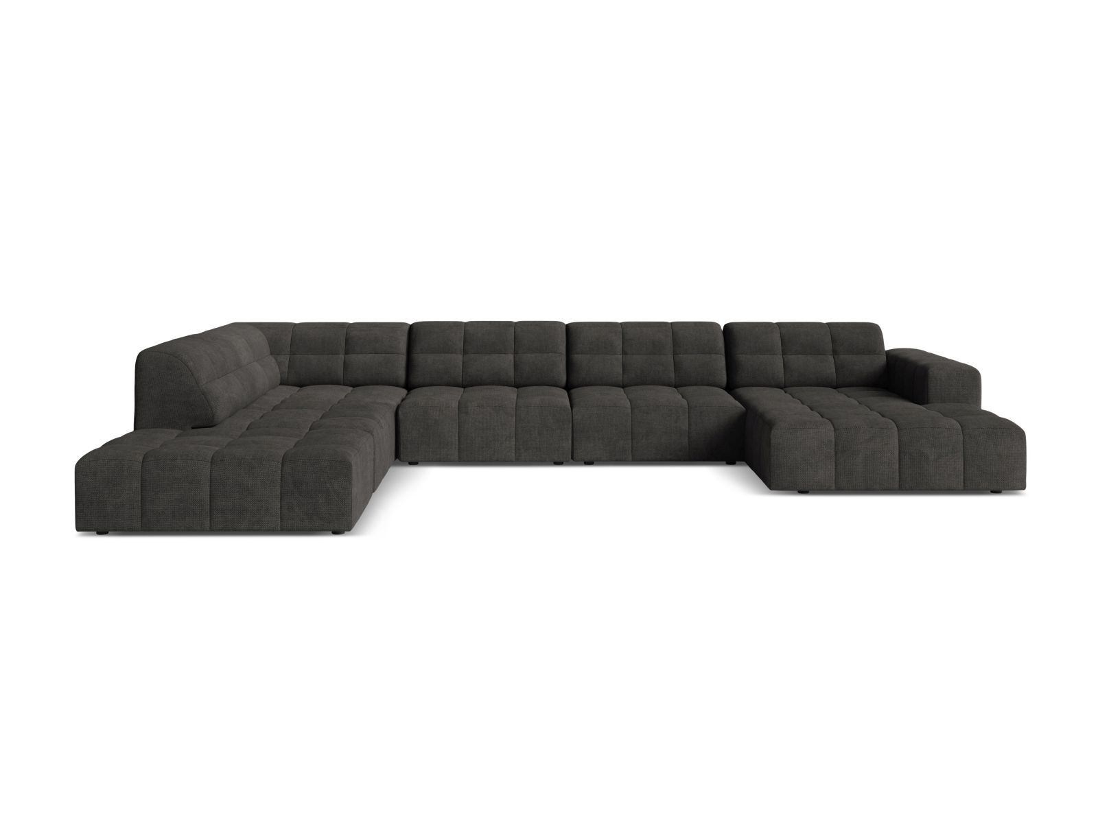 Panoramic Left Corner Sofa, "Jennifer", 7 Seats, 375x263x78