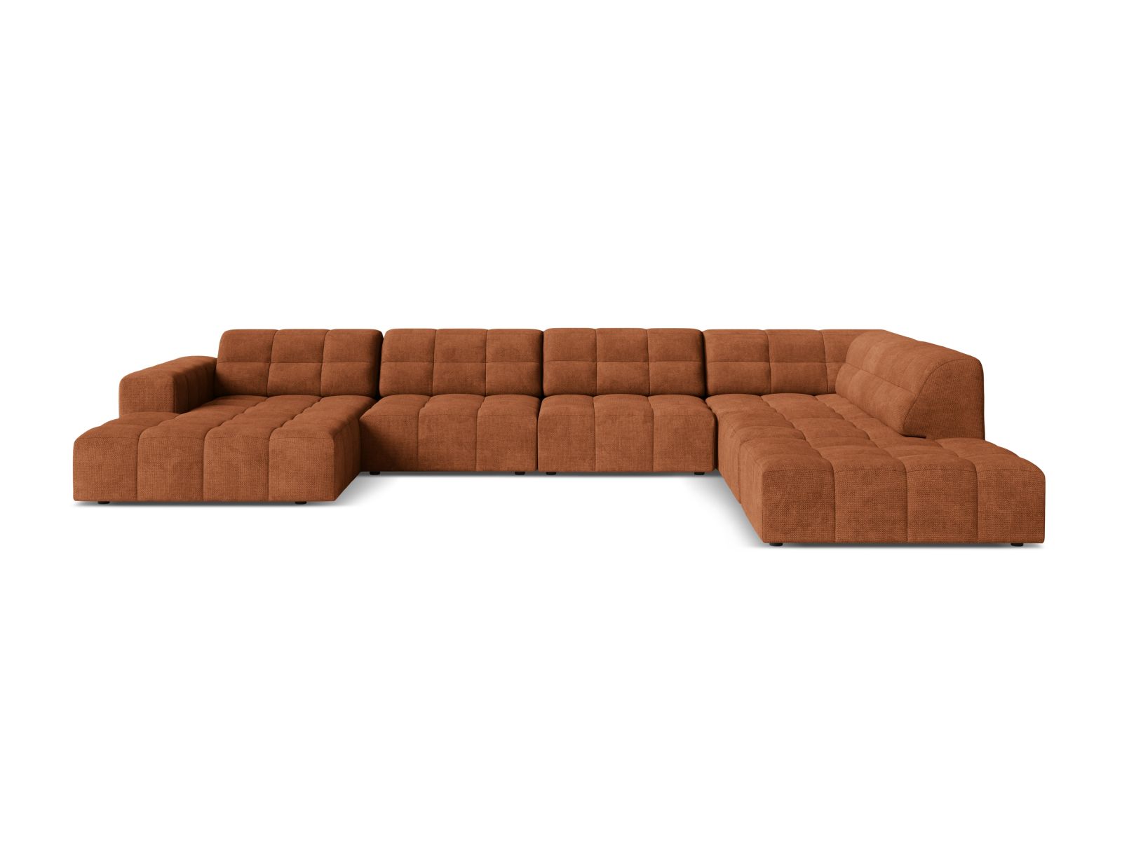 Panoramic Right Corner Sofa, "Jennifer", 7 Seats, 375x263x78