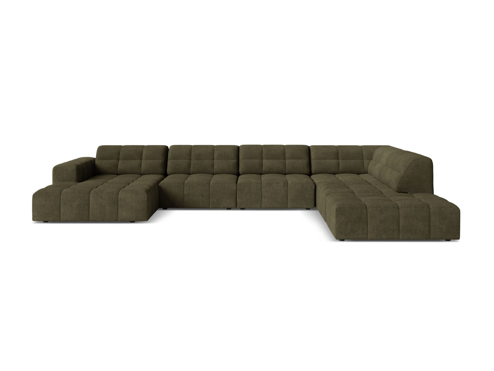 Panoramic Right Corner Sofa, "Jennifer", 7 Seats, 375x263x78