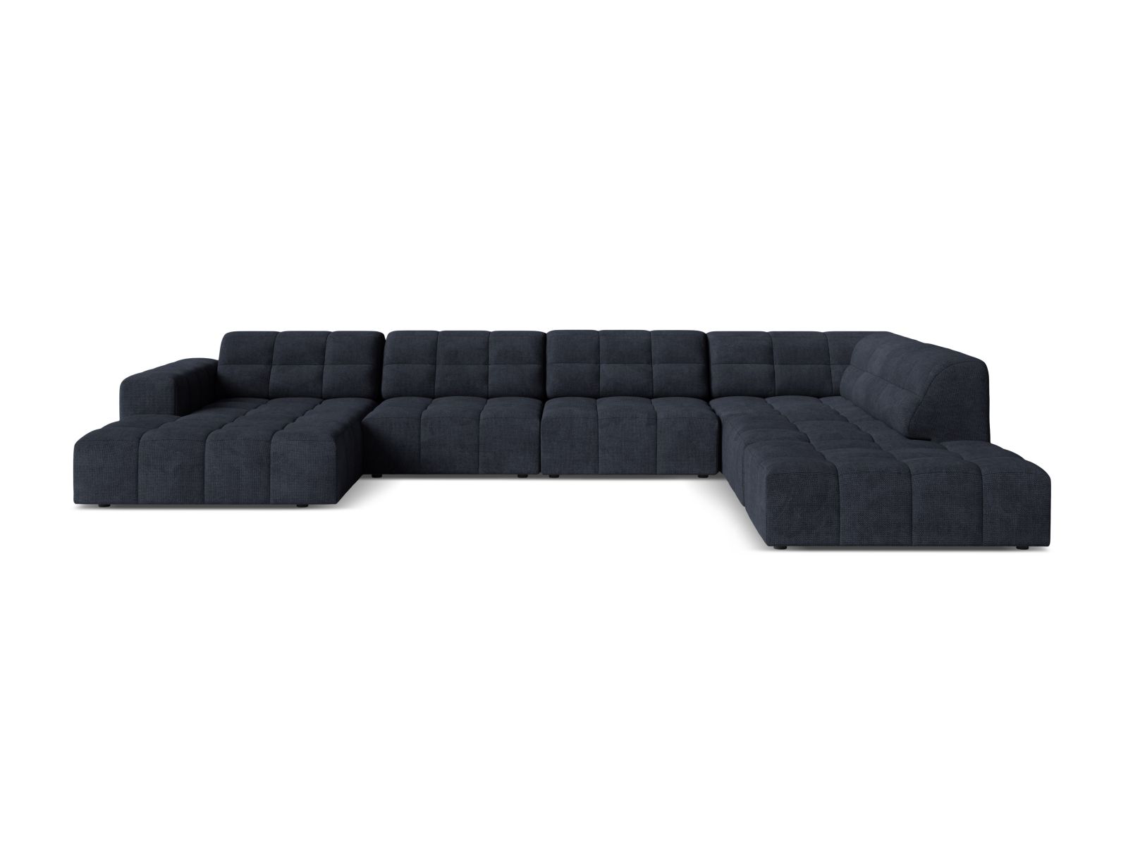 Panoramic Right Corner Sofa, "Jennifer", 7 Seats, 375x263x78