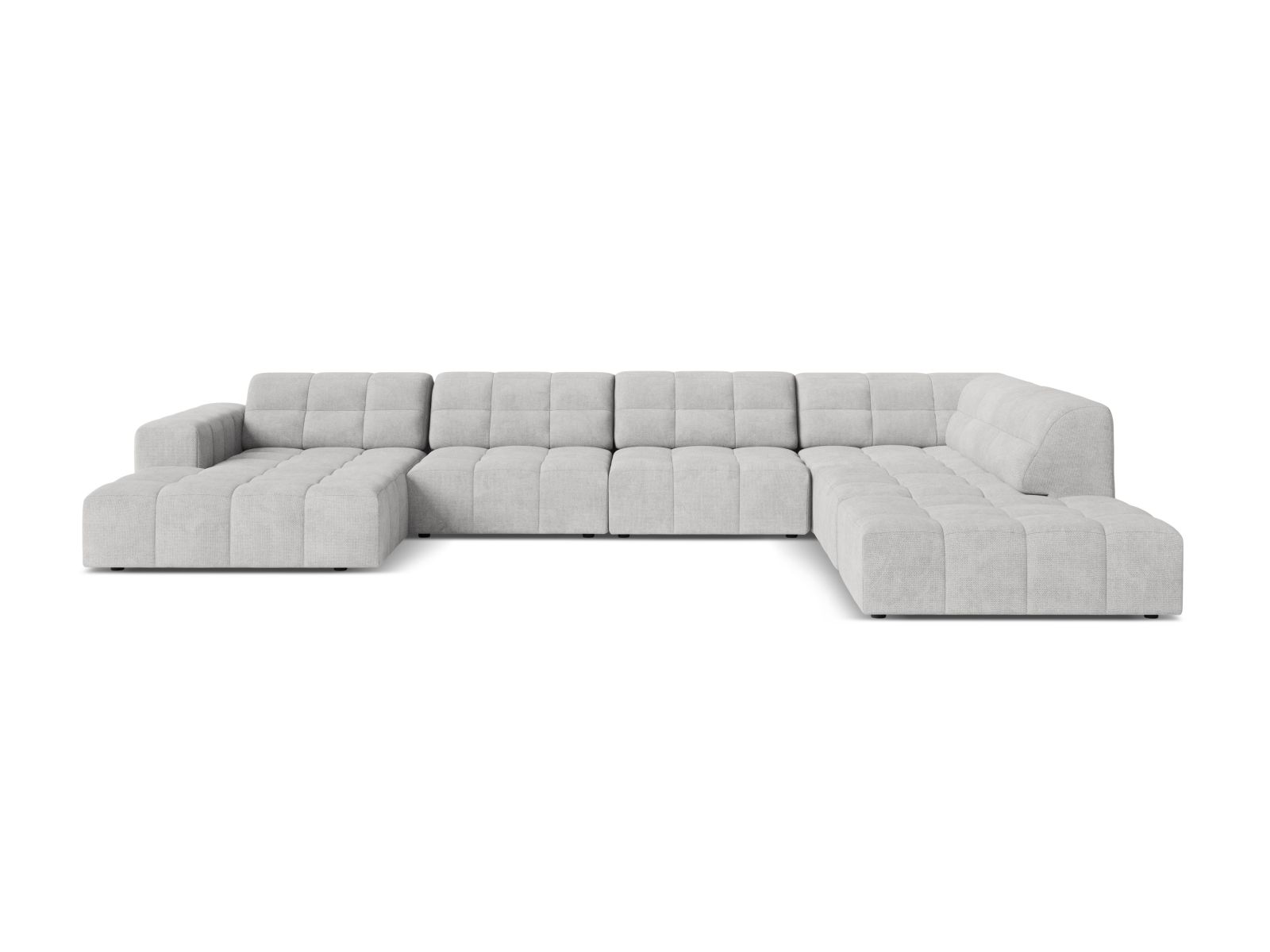 Panoramic Right Corner Sofa, "Jennifer", 7 Seats, 375x263x78