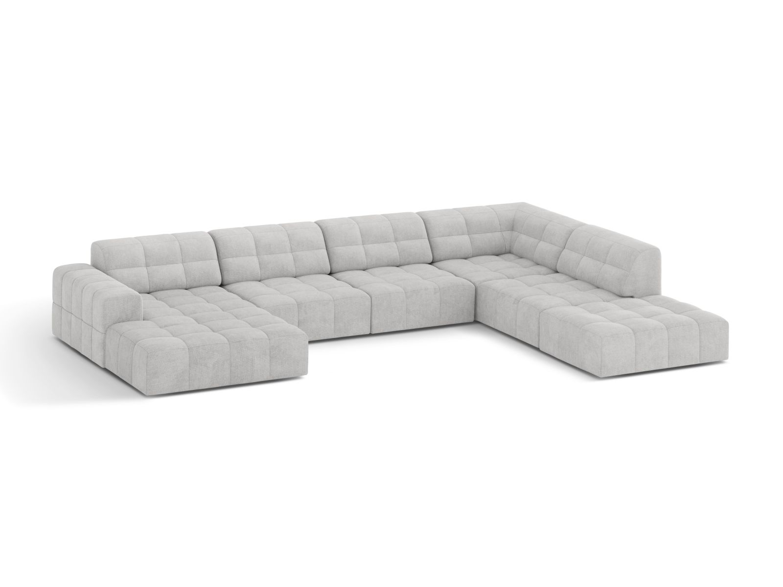 Panoramic Right Corner Sofa, "Jennifer", 7 Seats, 375x263x78