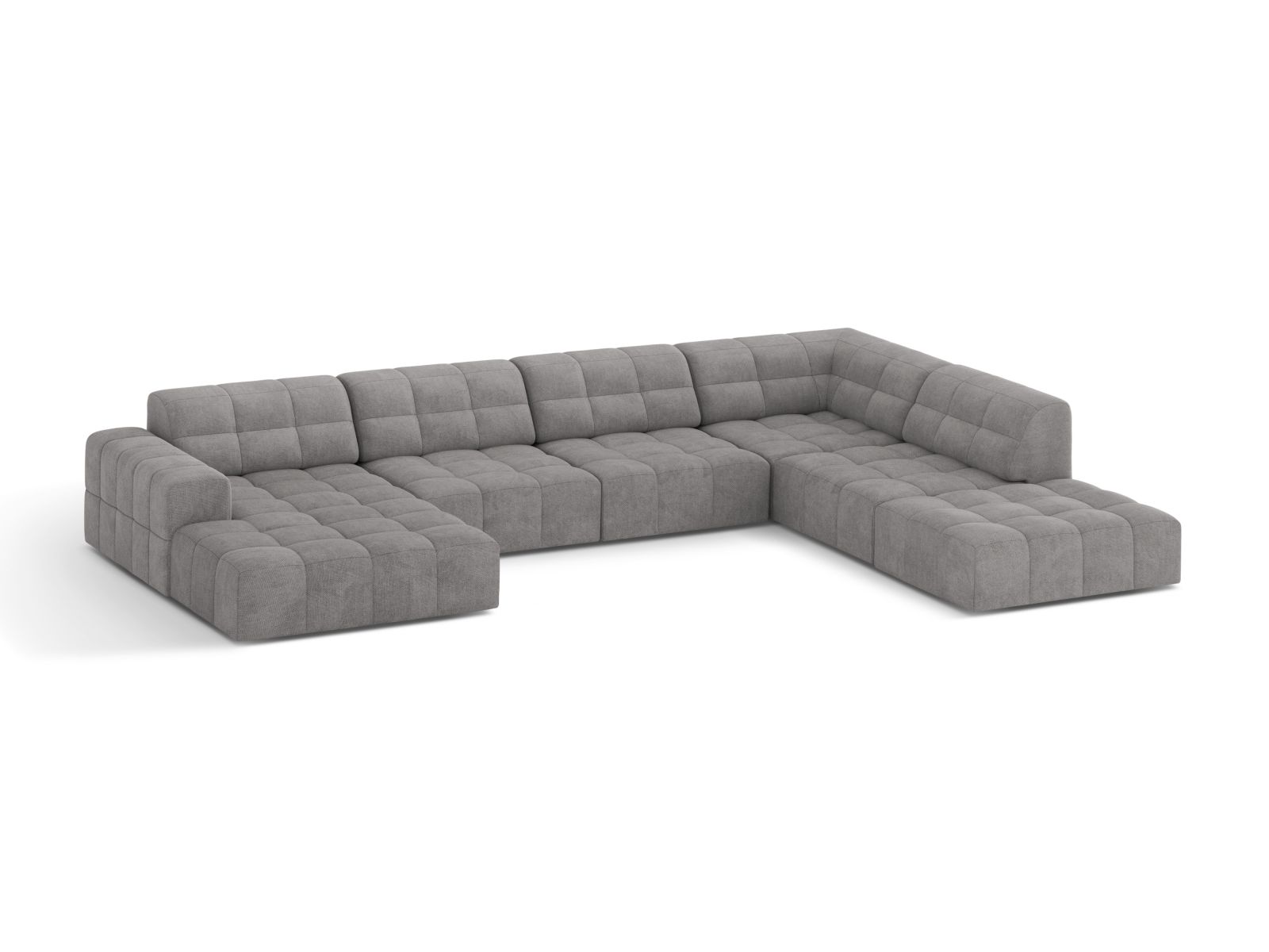 Panoramic Right Corner Sofa, "Jennifer", 7 Seats, 375x263x78