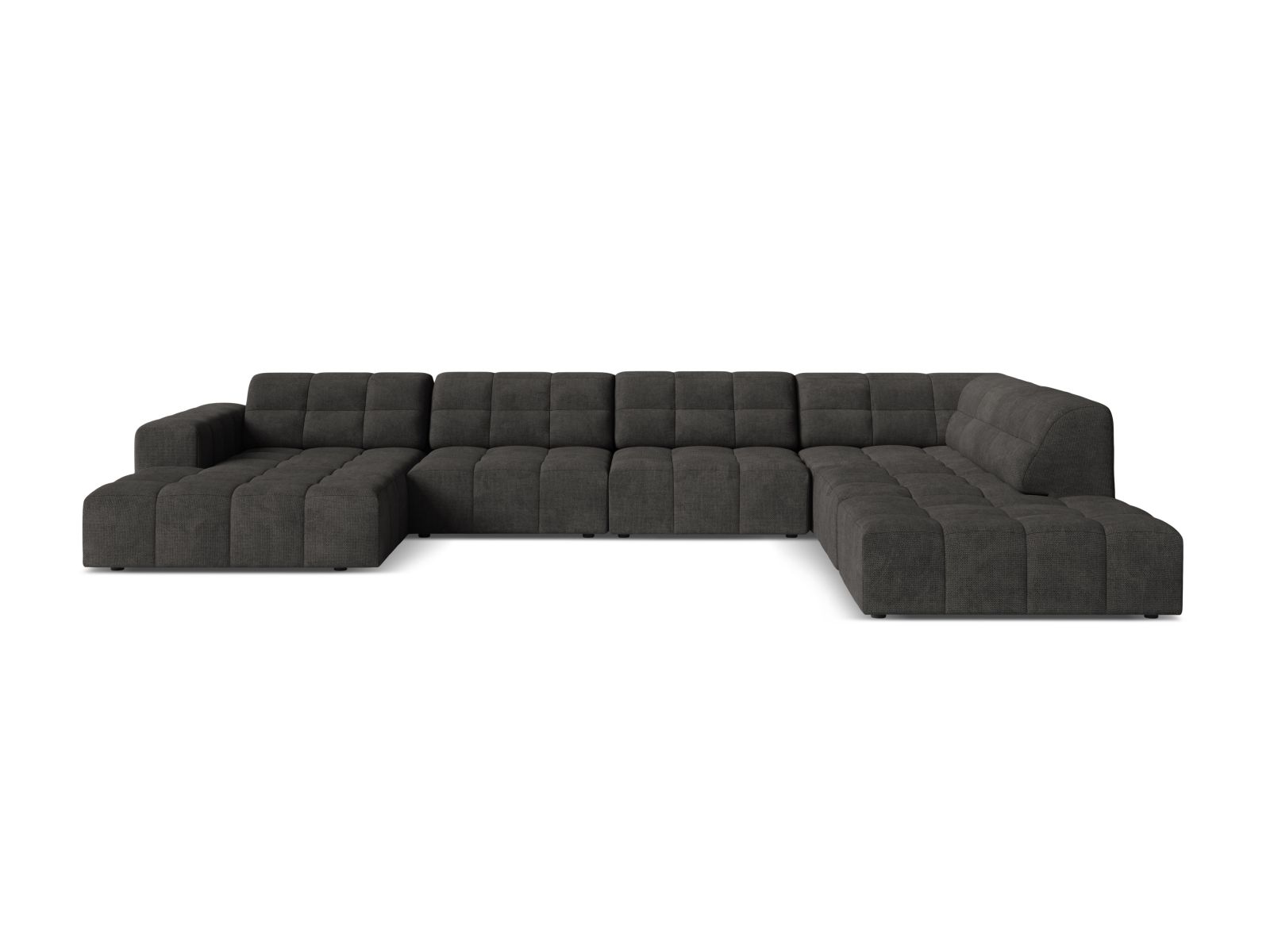 Panoramic Right Corner Sofa, "Jennifer", 7 Seats, 375x263x78