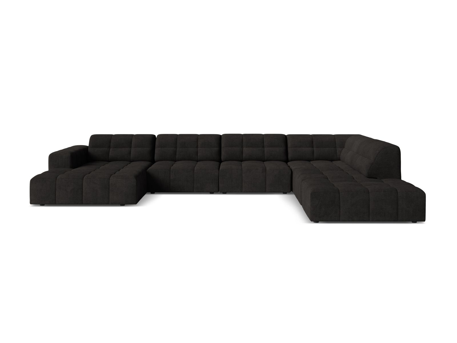 Panoramic Right Corner Sofa, "Jennifer", 7 Seats, 375x263x78