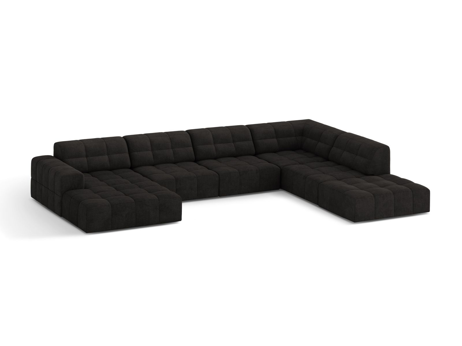 Panoramic Right Corner Sofa, "Jennifer", 7 Seats, 375x263x78