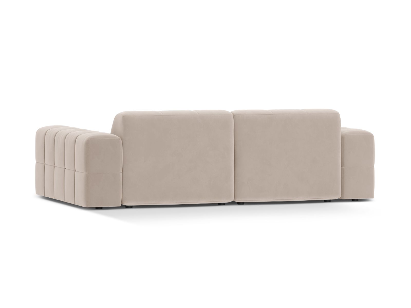 Velvet Sofa, "Jennifer", 3 Seats, 212x102x78