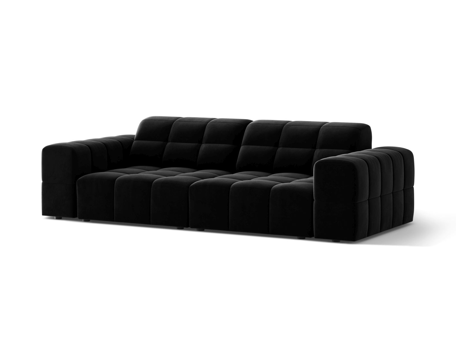 Velvet Sofa, "Jennifer", 3 Seats, 212x102x78