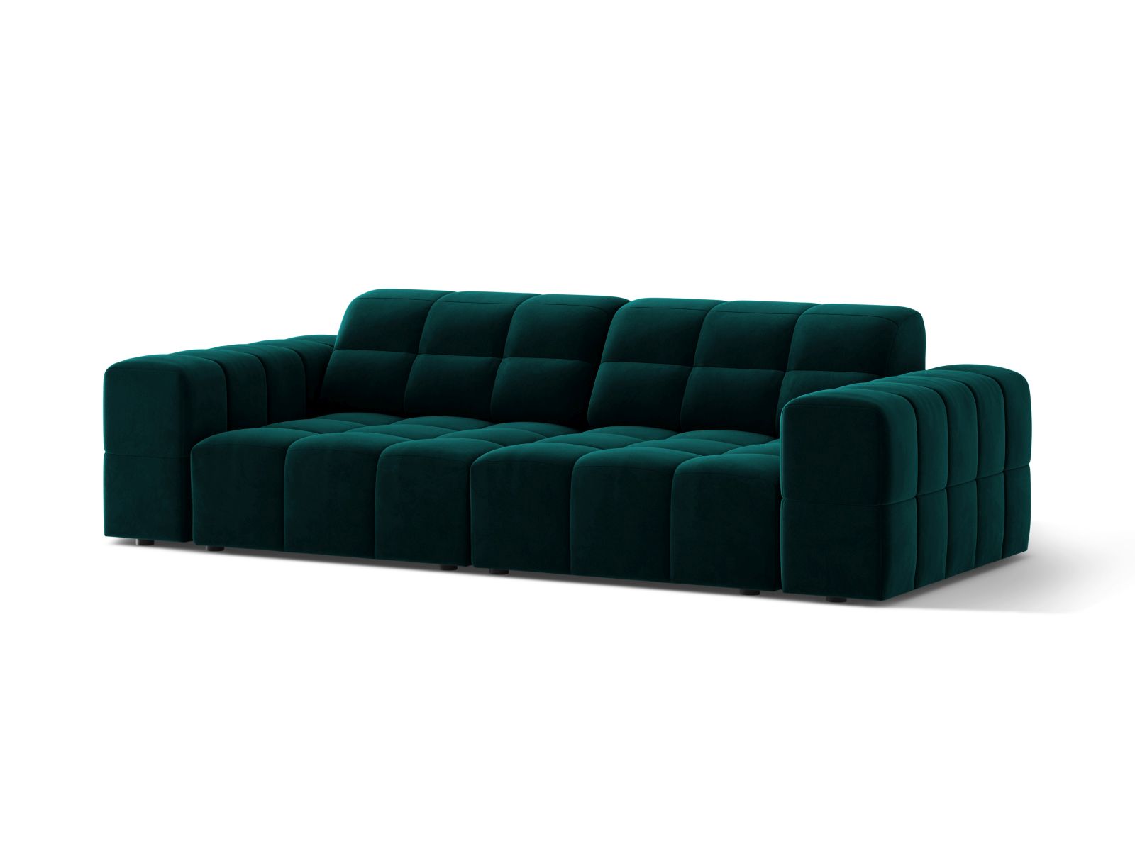 Velvet Sofa, "Jennifer", 3 Seats, 212x102x78