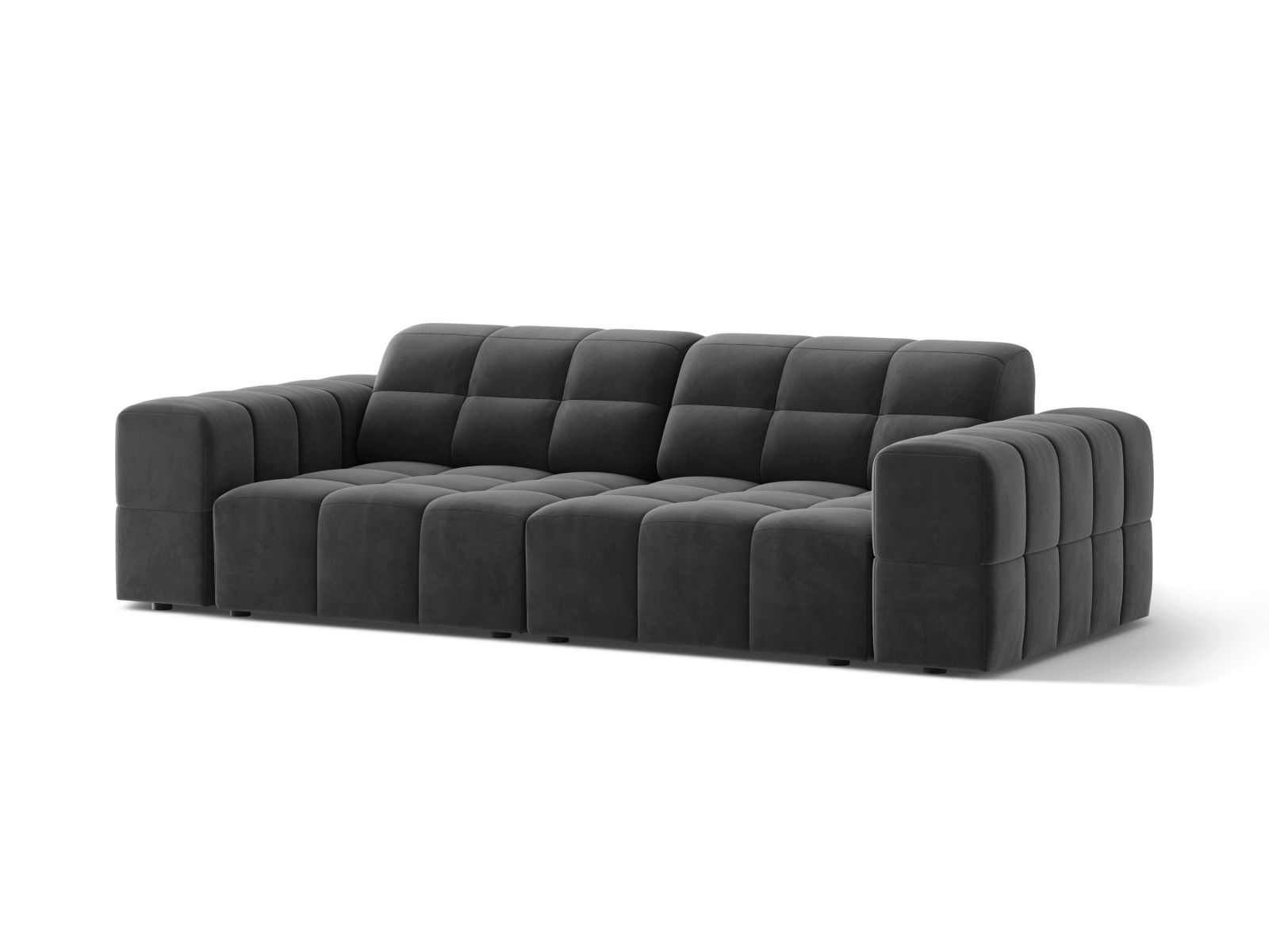 Velvet Sofa, "Jennifer", 3 Seats, 212x102x78