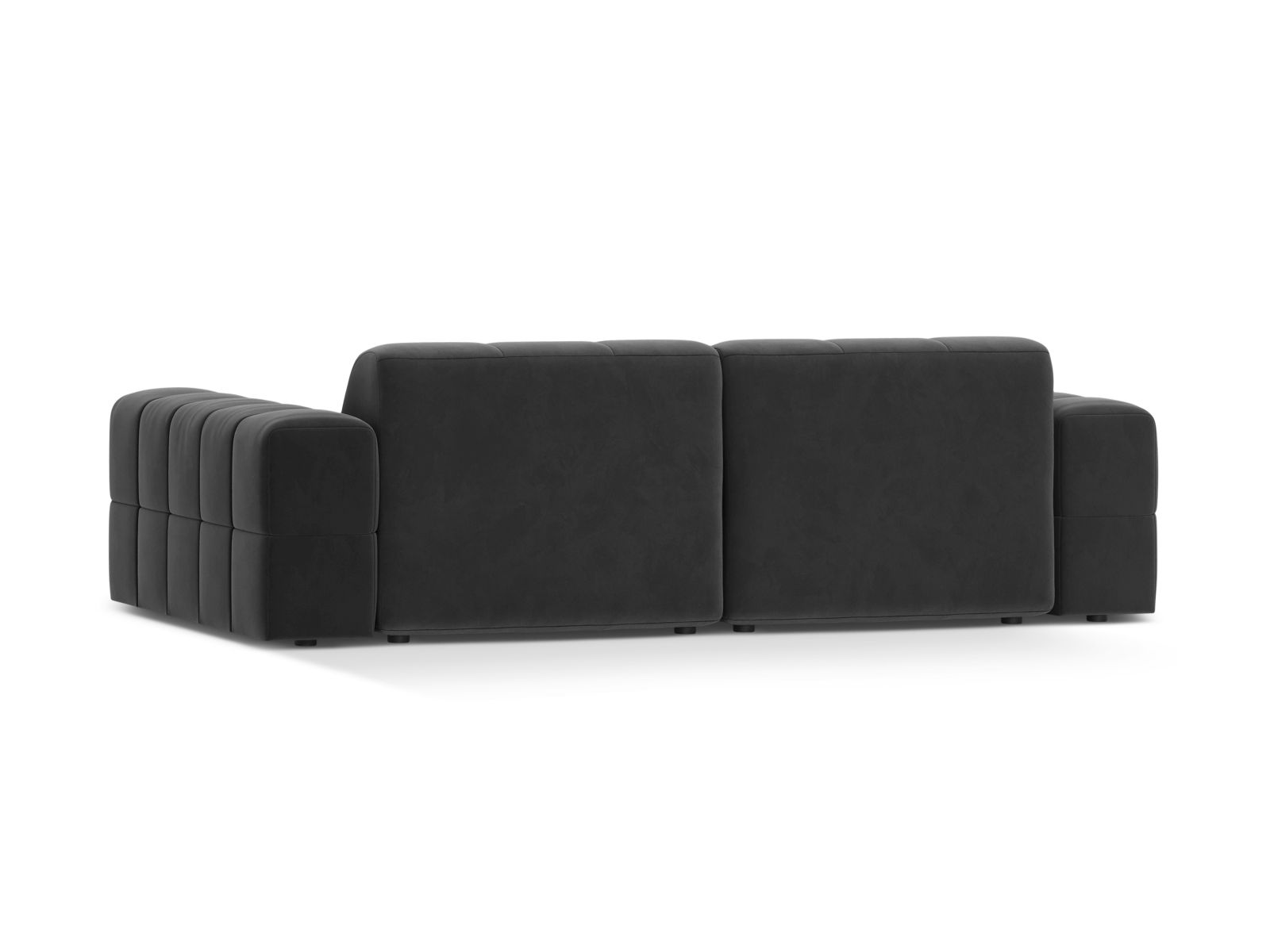 Velvet Sofa, "Jennifer", 3 Seats, 212x102x78
