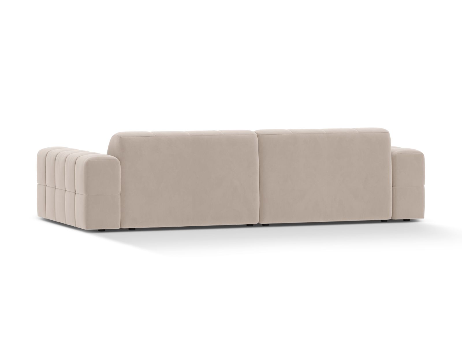 Velvet Sofa, "Jennifer", 4 Seats, 252x102x78