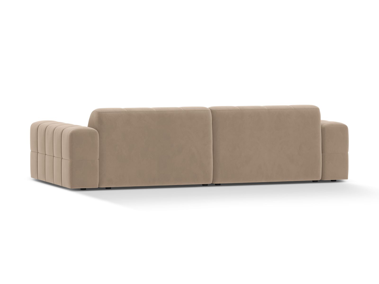 Velvet Sofa, "Jennifer", 4 Seats, 252x102x78