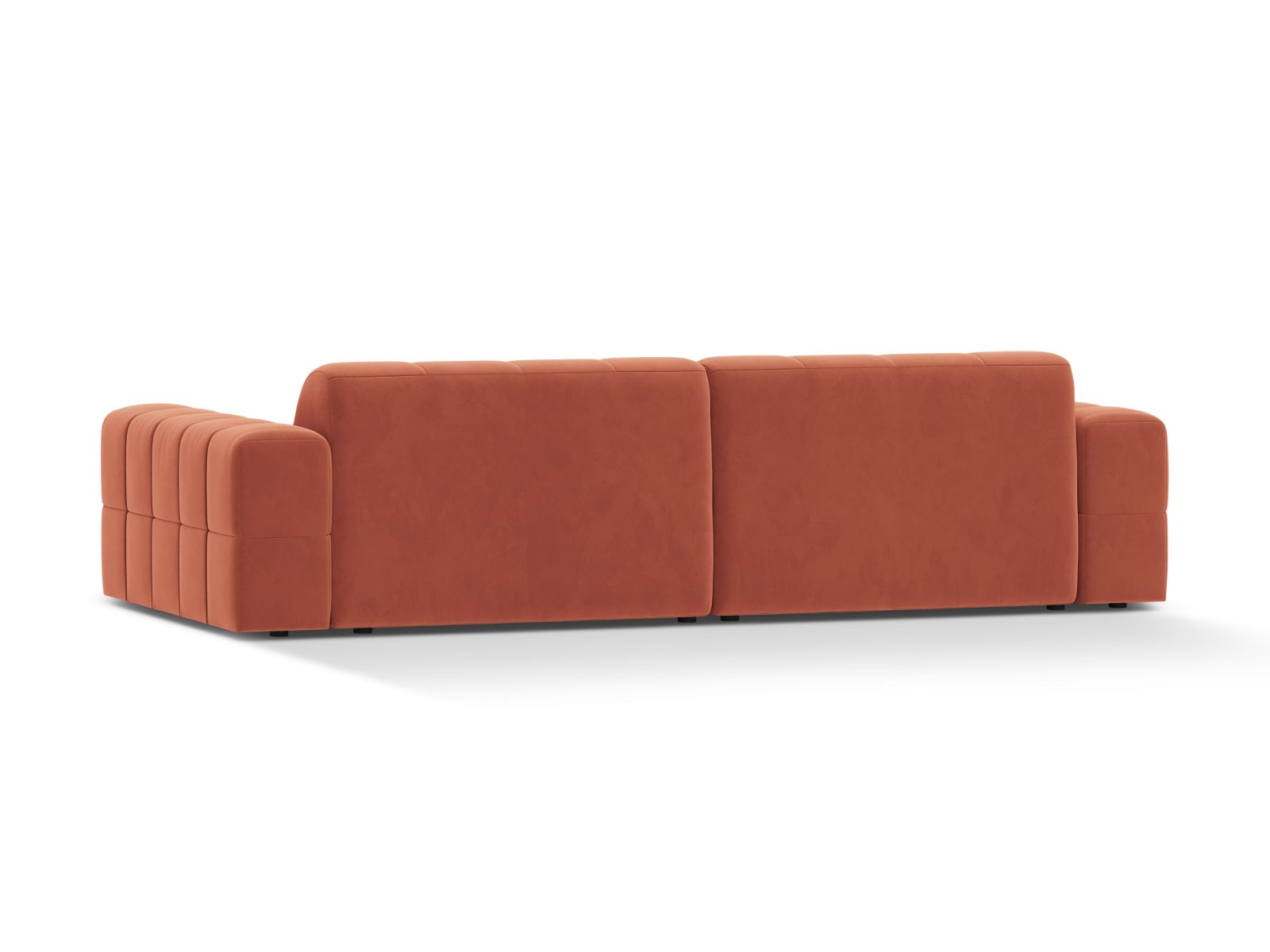 Velvet Sofa, "Jennifer", 4 Seats, 252x102x78