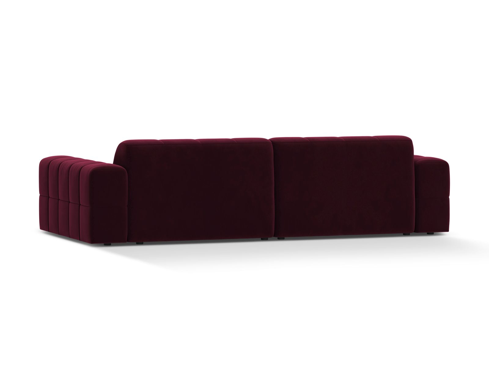 Velvet Sofa, "Jennifer", 4 Seats, 252x102x78