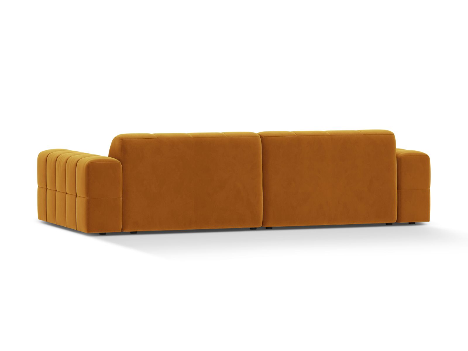 Velvet Sofa, "Jennifer", 4 Seats, 252x102x78
