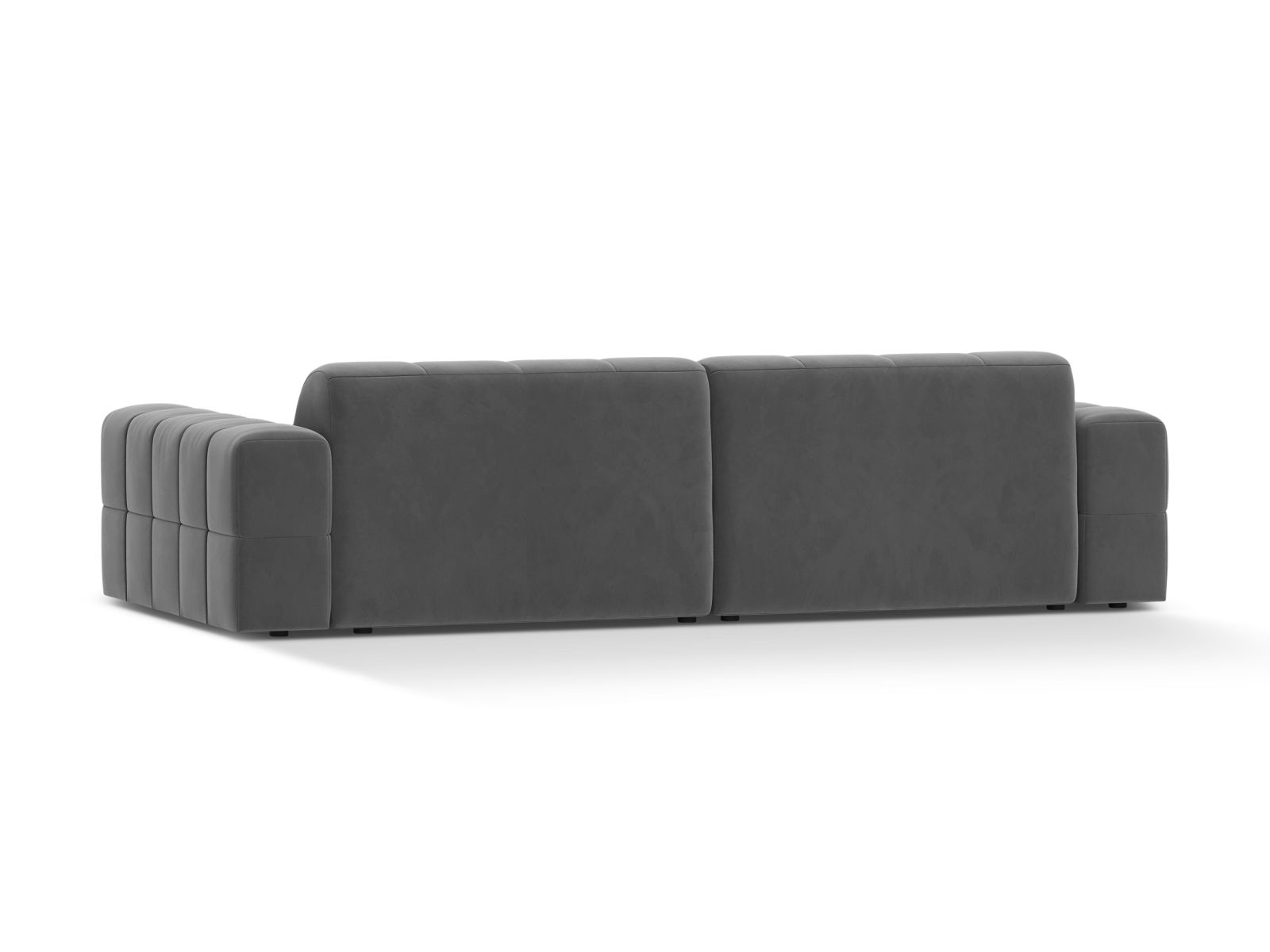 Velvet Sofa, "Jennifer", 4 Seats, 252x102x78