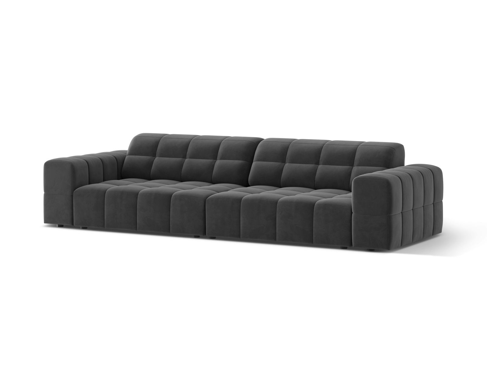 Velvet Sofa, "Jennifer", 4 Seats, 252x102x78