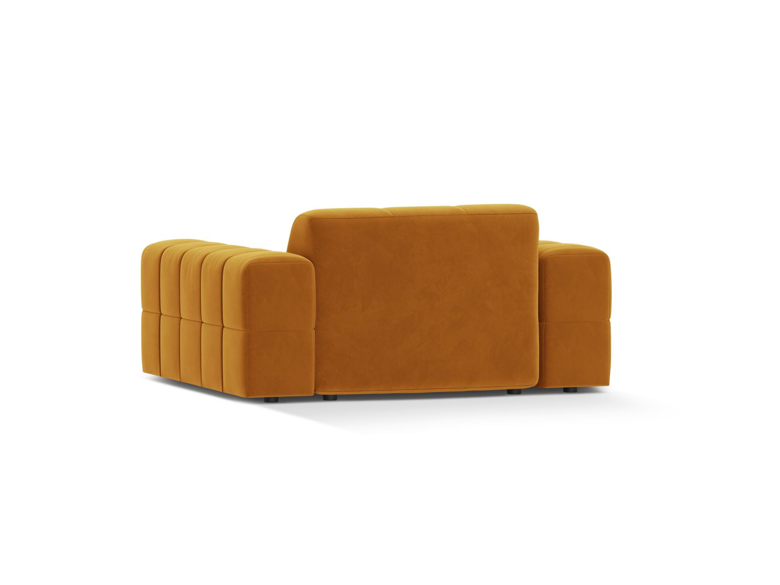Velvet Armchair, "Jennifer", 1 Seat, 132x102x78