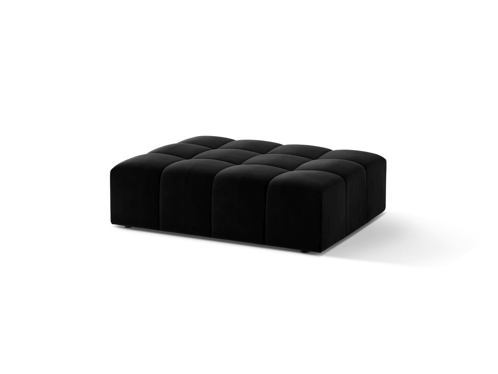 Velvet Pouf, "Jennifer", 1 Seat, 102x84x42