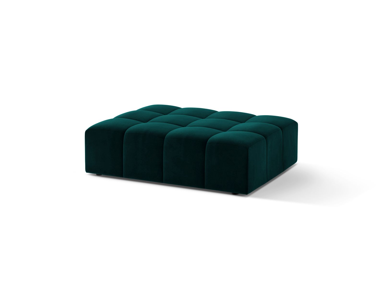 Velvet Pouf, "Jennifer", 1 Seat, 102x84x42
