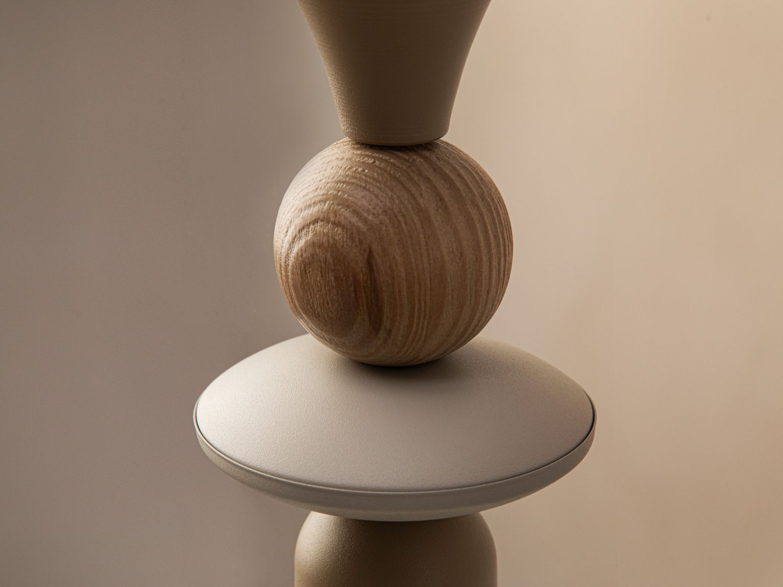 Pendant Lamp, "Halo", 10x10x150