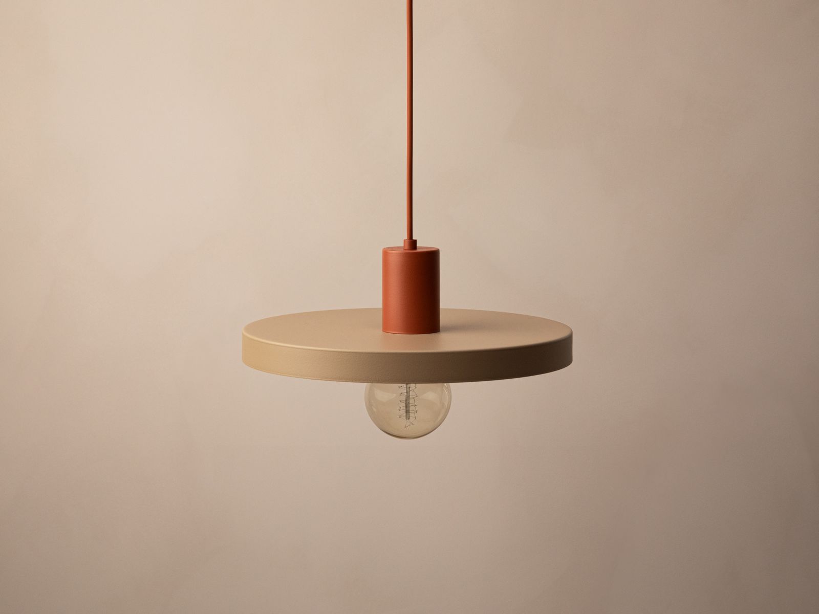 Pendant Lamp, "Ori", 30x30x145