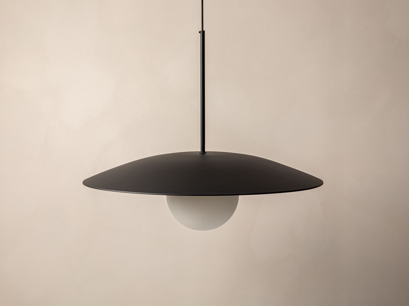 Pendant Lamp, "Mist", 65x65x163