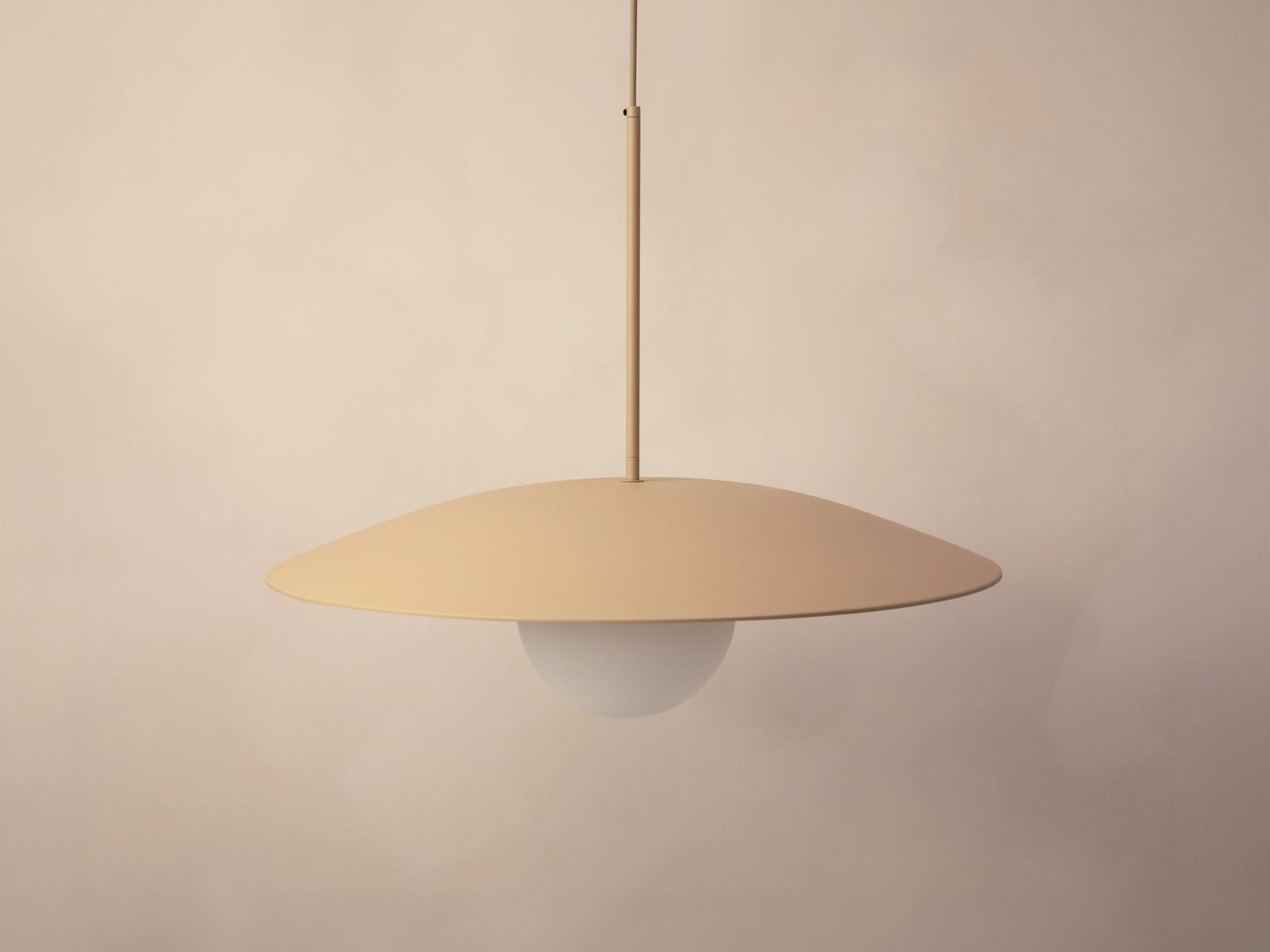 Pendant Lamp, "Mist", 65x65x163