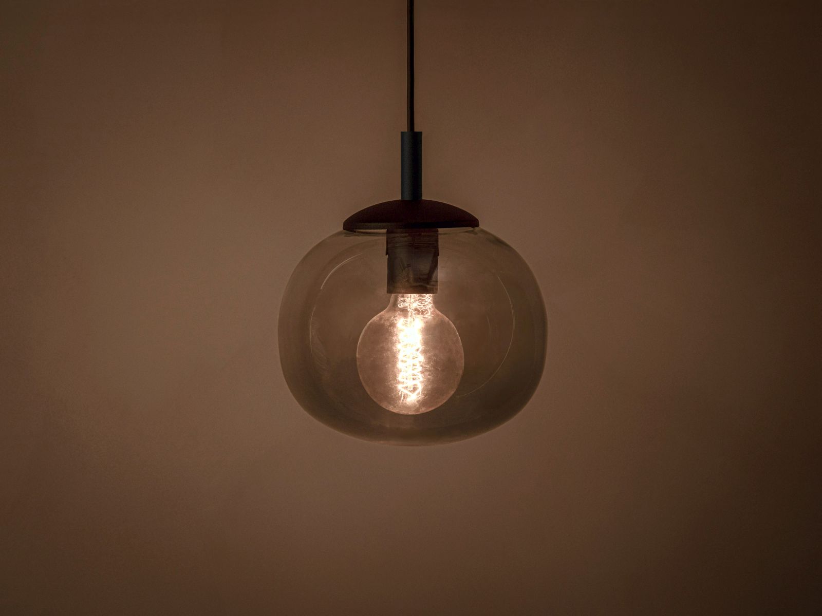 Pendant Lamp, "Luma", 20x20x155