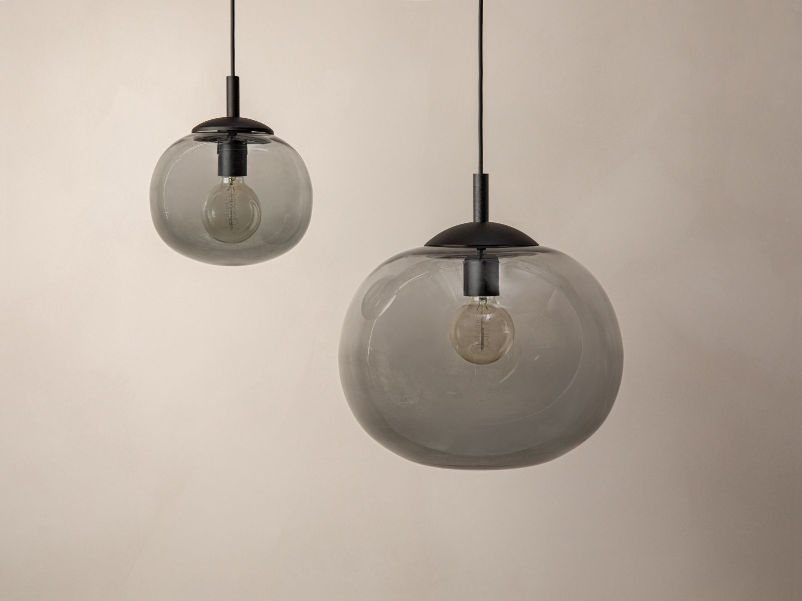 Pendant Lamp, "Luma", 20x20x155