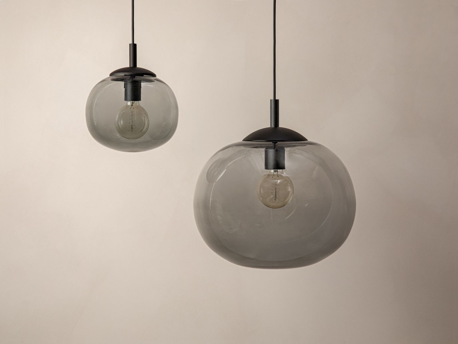 Pendant Lamp, "Luma", 30x30x165